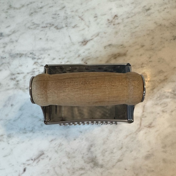 Hearth & Hand Stainless steel cheese grater with acacia handle - Picture 9 of 12